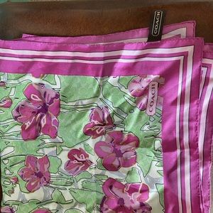 Coach Floral Scarf